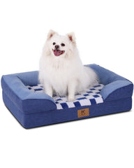KSIIA lit-chien-orthopedique-xl-avant: soutien de tête confortable pour chiens âgés