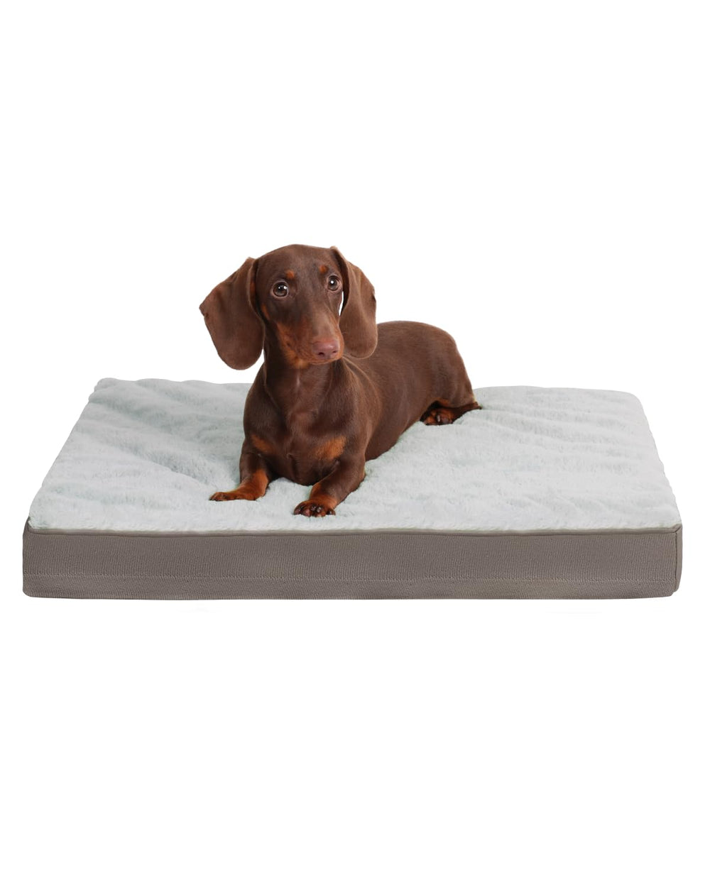 KSIIA oreiller orthopédique pour chien avec mousse nid-dabeille, soutien articulations possibles