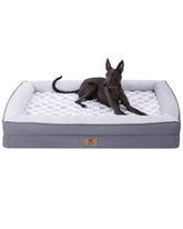 KSIIA Grand Lit Chien mousse mémoire orthopédique pour joints apaisés.