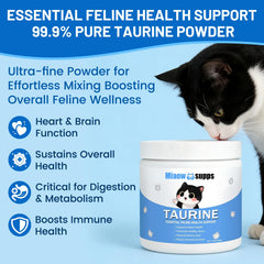 Ksjue Kittysupps Taurine: doseur inclus pour doser facilement dans les repas.