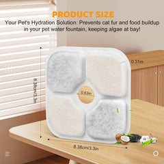 KTNAid filtre fontaine Catit PIXI eau plus douce et agréable.
