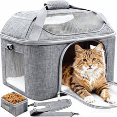 Porte-petit animal KTSOLRA sous-siege pour un confort compact durant le voyage.
