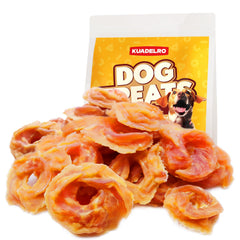 KUADELRO anneaux poulet chien : friandise savoureuse pour entrainement