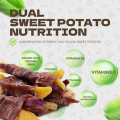 KUADELRO fibres et vitamines patates douces: aide digestive et immunitaire possible.