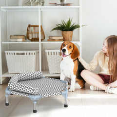 Kuntrust lit elevé pour chien, protection contre intempéries et soutien des articulations
