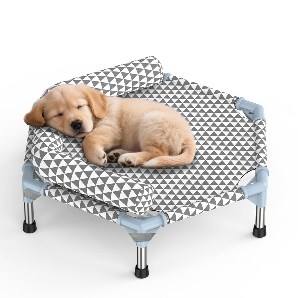 Kuntrust lit orthopedique petit-chien, coussins amovibles et housse lavable pour entretien facile