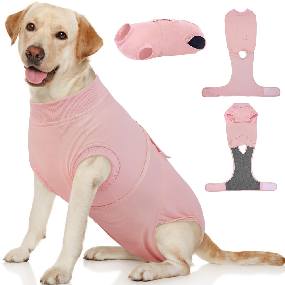 Kuoser, combinaison récupération chien après chirurgie, tissu doux et respirant.