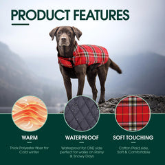 Kuoser manteau chien, doublure polaire visible pour chaleur douce.