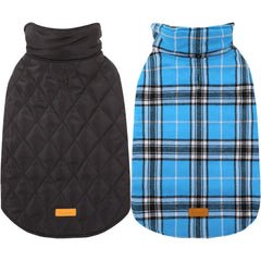 Kuoser manteau chien hiver xl bleu vue générale au chaud pour les balades
