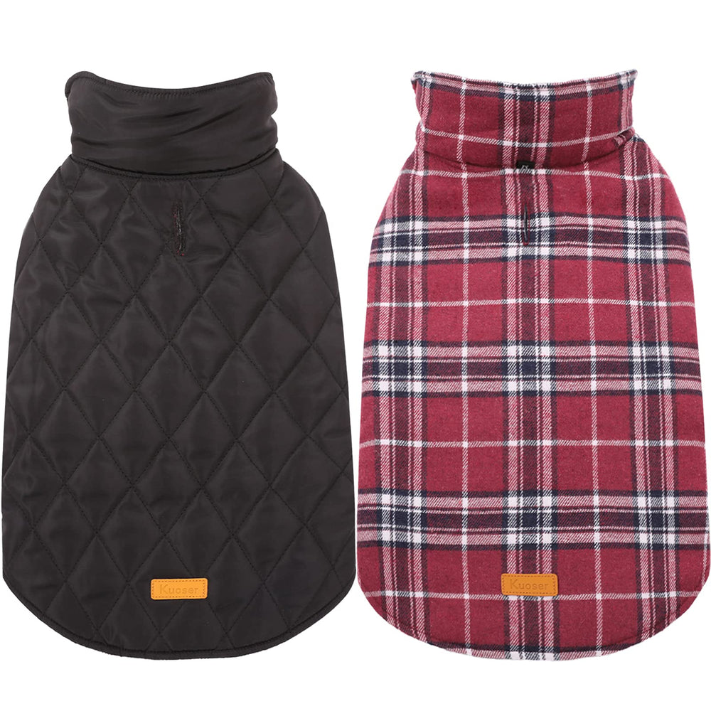 Manteau Kuoser imperméable pour chien, vue frontale, protection contre la pluie.