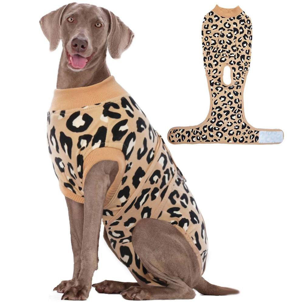Kuoser tenue récupération chien vue avant, confort et ajustement personnalisés.