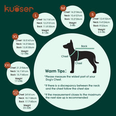 Kuoser Tuxedo chien noir, fermeture par bouton, facile à enfiler.