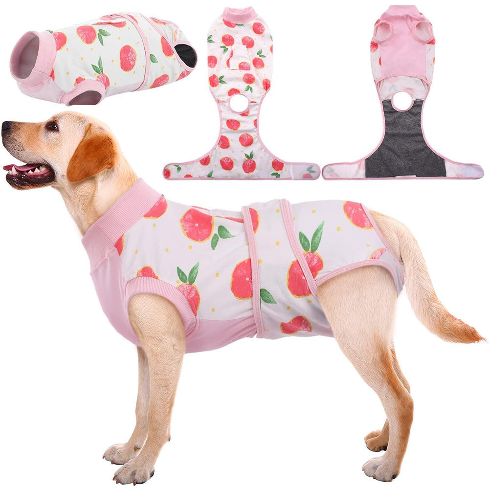 Vêtement Kuoser pour chien rose XXL, douceur post‑chirurgie et confort