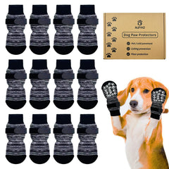 Chaussettes Kupao anti-glisse pour chien offrant une stabilité accrue sur les sols.