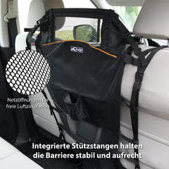 Barrière Kurgo pour banquette arrière installation rapide pour tous les trajets.