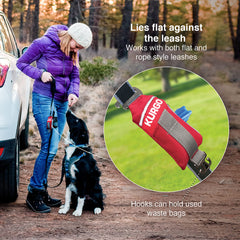 Kurgo Duty Bag avec attache-laisse universelle pour balades sans les mains