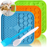 Kwispel tapis de léchage avec 48 ventouses, fixation solide sur surface lisse.