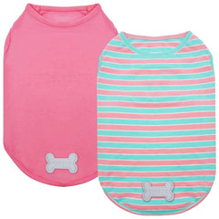 KYEESE maillot chien rayé doux pour le confort quotidien.