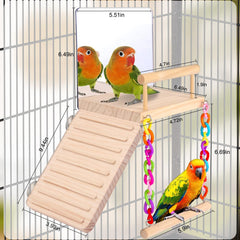 KyoukiBird balançoire-acrylique: exercice et équilibre en douceur.