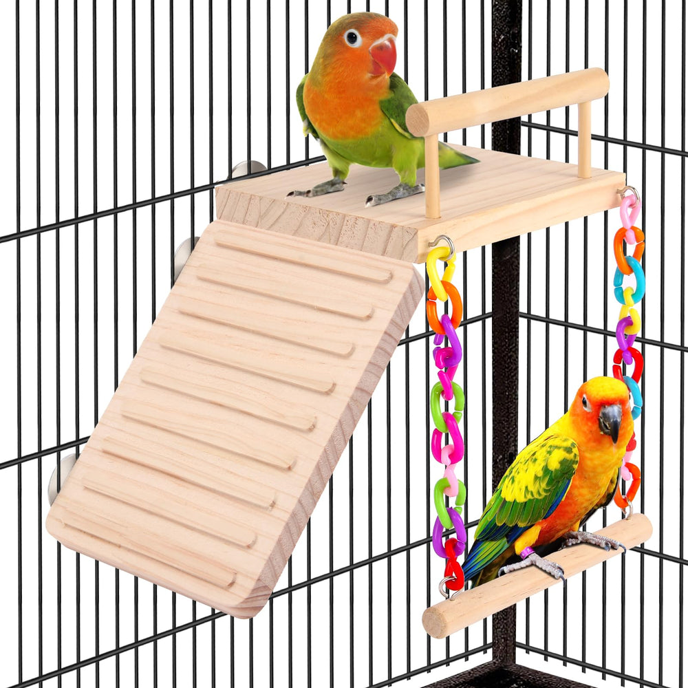 Kyouki Plateforme-balancante dans cage pour stimulation et repos.