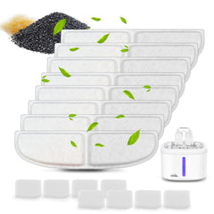 LABEKA filtres-fontaine-chat-16-pack offrent une filtration durable pour eau plus fraîche.