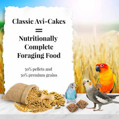 Emballage double de Avi-Cakes facilitant le rangement et la distribution.
