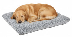 Lafyette lit chien en faux-fourrure lavable, confort durable.