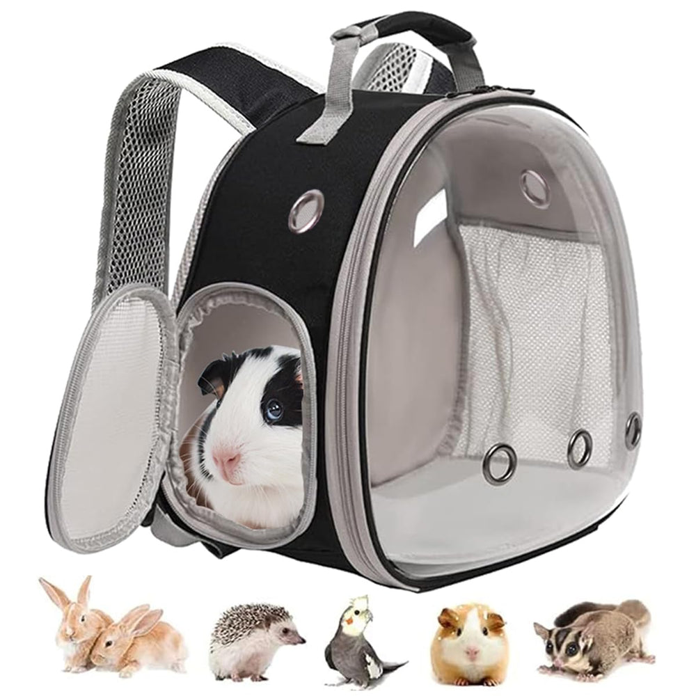 LAIRIES Sac-rongeurs bulle transparente offre une vue dégagée pour votre cobaye.
