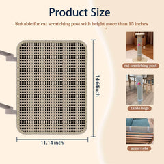 LAJEF tapis-griffage-chat surface maille protège les pattes.