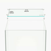 LANDEN capot-verre 4 mm: protège poissons et réduit les éclaboussures.