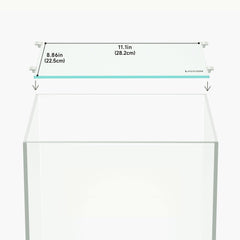 LANDEN capot-verre 4 mm: protège poissons et réduit les éclaboussures.