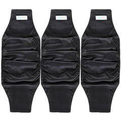Langsprit Bandes ventrales chien pack 3, pratique et réutilisable.