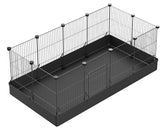 LANGXUN aire de jeu 12 pièces pour petits animaux, adaptable et sûr.