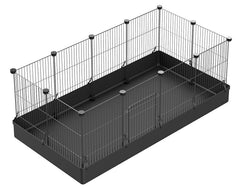 LANGXUN aire de jeu 12 pièces pour petits animaux, adaptable et sûr.