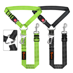 Harnais-ceinture chien voiture amovible Laqibak, sécurité et confort en trajet.