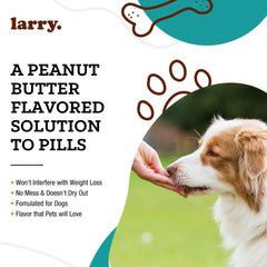 Larry friandise-pour-medicaments-chien: transforme le médicament en récompense.
