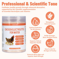 Lazersell Électrolyte immunite-naturelle: renforce les défenses naturelles des oiseaux.