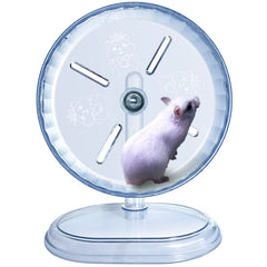 Roue lazYYzal silencieuse de 7 pouces pour hamster, course fluide et nocturne.