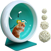 Roue silencieuse lazYYzal 7 pouces bleu pour sessions nocturnes calmes.