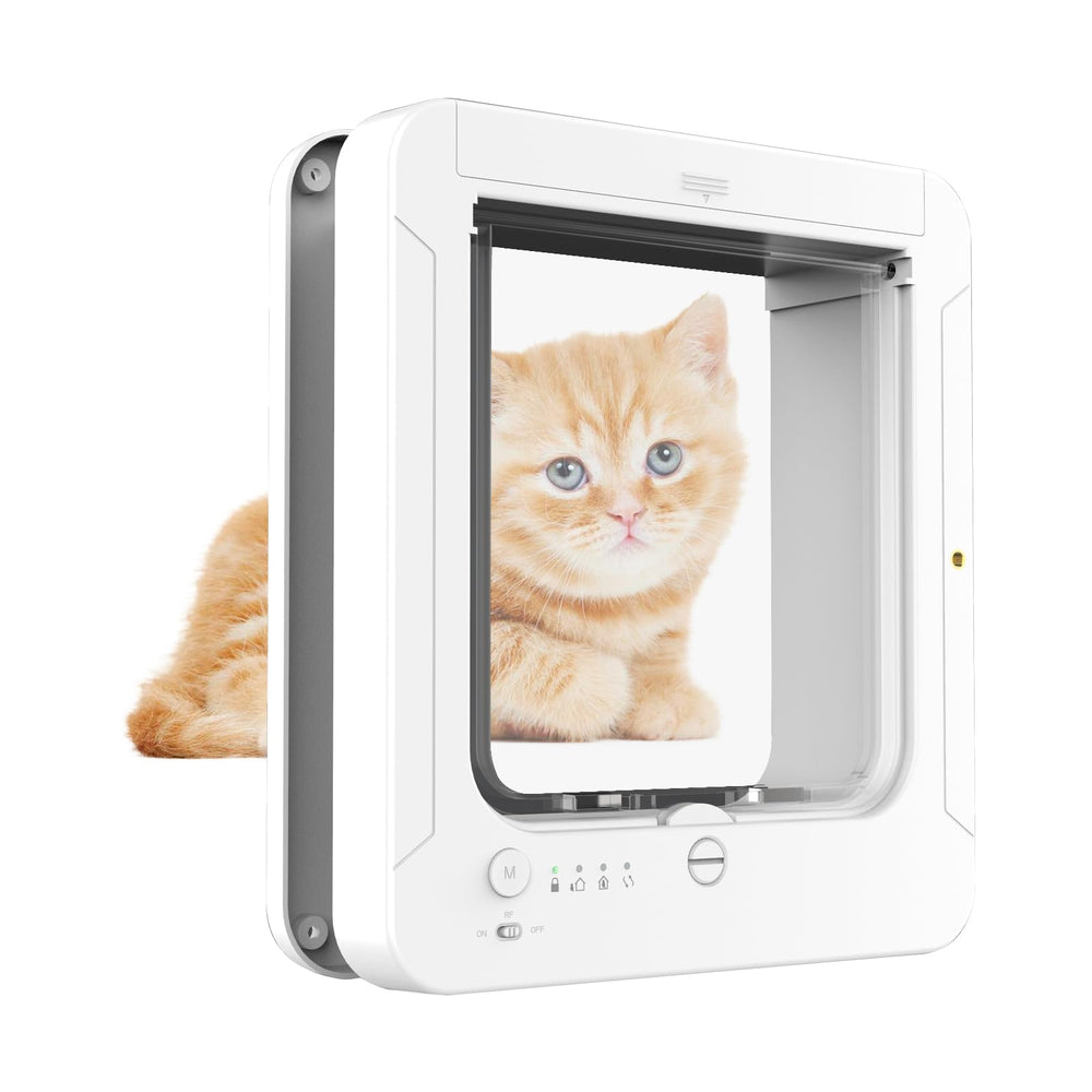 Porte-chat Lcsiuco pour portes intérieures et extérieures, pratique pour chats.