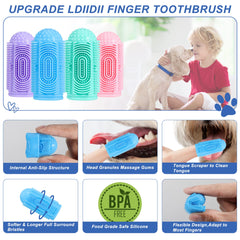 LDIIDII brosse-dents chien gencives massage : massage doux des gencives.