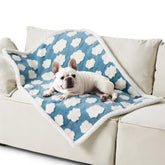 Couverture LE SURE imperméable pour chien moyen avec motif nuage 3D pour canapé