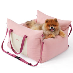 LE SURE siège-auto petit chien doux pour trajets sûrs et confortables