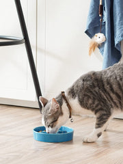 LE TAUCI PET bol ralentisseur bleu favorise des repas plus calmes chez petits chiens