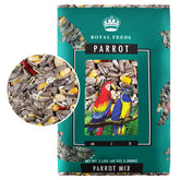 Parrot Mix LEACH GRAIN & MILLING CO, paquet 5 livres, nourrissant et équilibré.