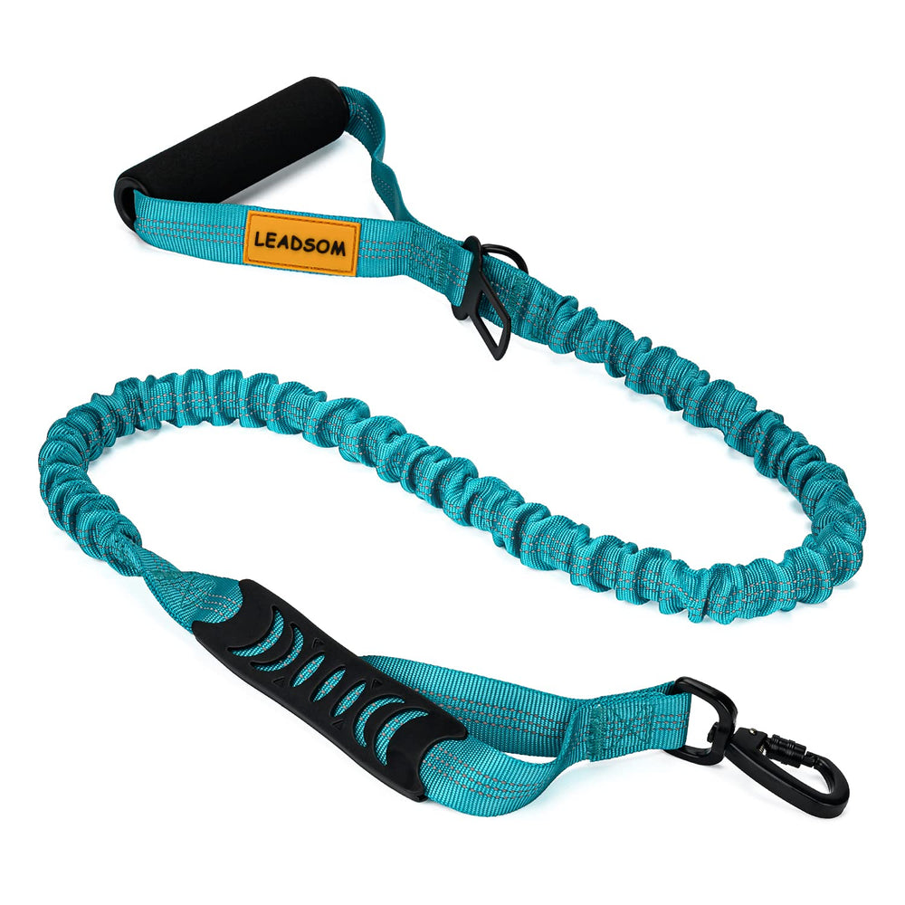 LEADSOM Laisse élastique 6ft – poignee-rembourree, confort lors des longues promenades.