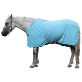 Couverture LEAFOREST sur cheval bleu, chaleur après l’effort