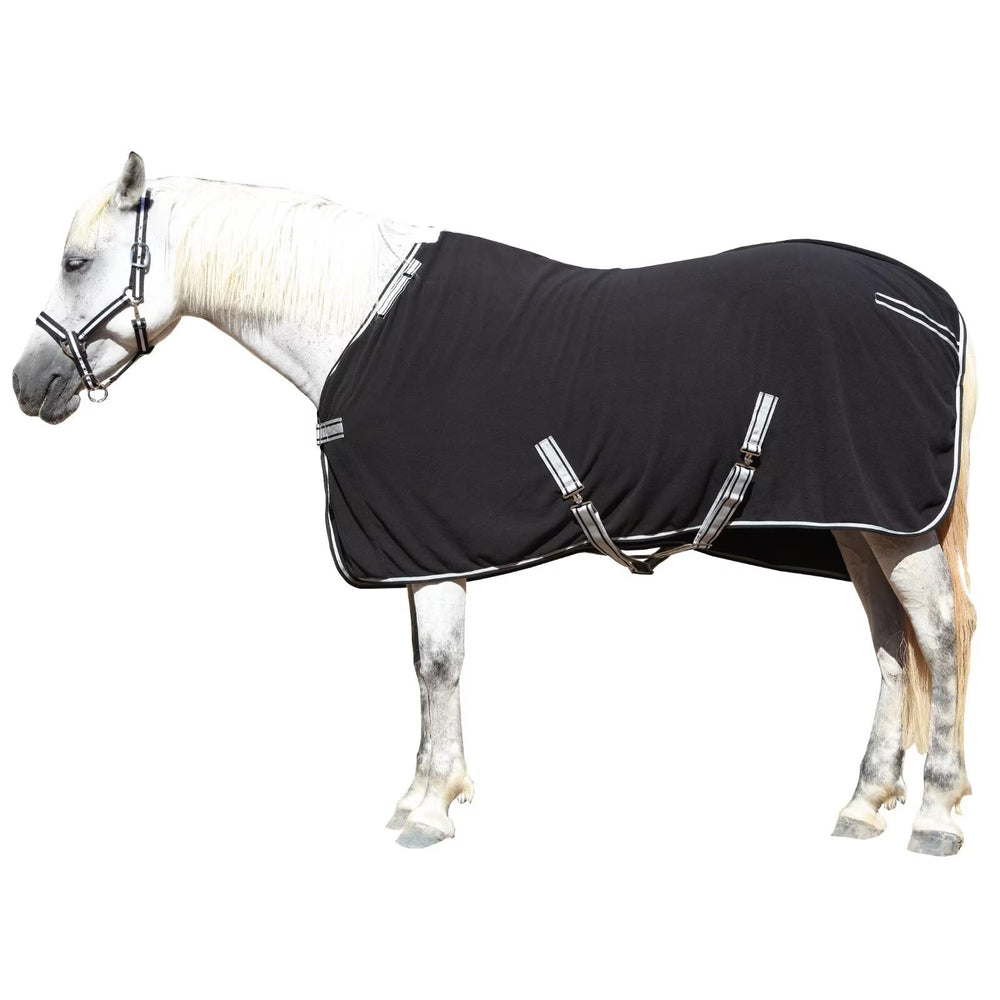 Couverture polaire Leaeforest 78 pouces pour cheval, chaleur enveloppante et confort.
