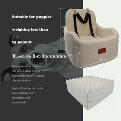 Lealchum coussin élevé pour chien, surface douce et stabilisante
