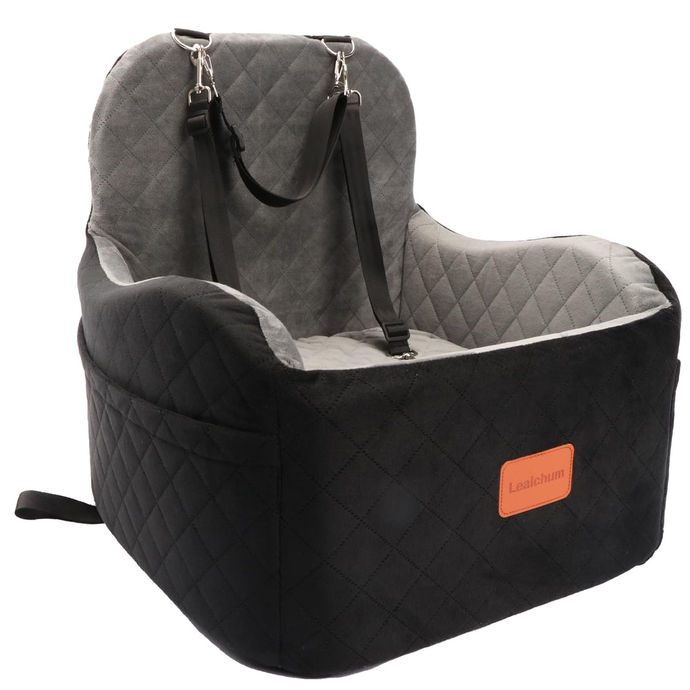 Lealchum siège-auto chien booster petit moyen pour sécurité et confort en voiture